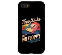 Floppy Disks But No Floppy Friends Retro Tech Humor Lover Case for iPhone SE (2020) / 7/8