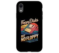 Floppy Disks But No Floppy Friends Retro Tech Humor Lover Case for iPhone XR