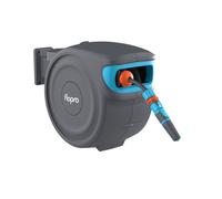 Flopro Automatic Wall Mounted Rewind Garden Hose Reel 20m With 180° Wall Swivel