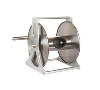 Flopro Professional Metal Hose Reel, Essential Garden Accessory for Neat Hose Storage, Wall-Mounted or Freestanding Garden Hose Reel