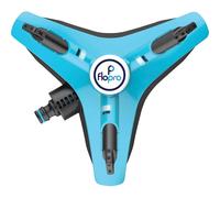 Flopro Typhoon Rotating Sprinkler with Three Arms, Adjustable Speed, Foldable