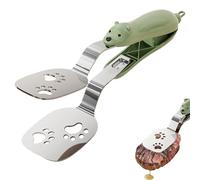 Flops For Cooking - Stainless Steel Cute Bear Kitchen Tong | Multi Purpose Buffet Turner | Handy Food Gripper For Outdoor BBQ Pasta Toast Canning Frying Dessert Home Restaurant Cooking Use