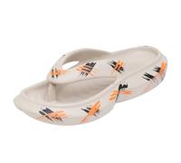 Flops for Women Sandals Soft Thong Sandals Platform Recovery Flipflops On Walking Lightweight Summer Beach Shoes Close Toed Slides for Women (Khaki, 5)