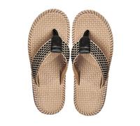 -Flops Vie Tnam Style Outdoor Clip On Slippers for Men Personalized Non-Slip Soft Beach Sandals Men Shoes Sneaker White, brown, 9 UK