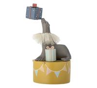 Flor Sea Lion Candle Holder Yellow one size