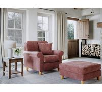 Flora Armchair Glory Deep Terra The Great Sofa Company Red One Size
