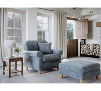 Flora Armchair Glory Steel The Great Sofa Company Grey One Size