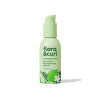 Flora & Curl Baobab Marula Restorative Serum | Strengthening Botanical Hair Serum with Baobab Oil, Marula Oil, Avocado Oil, Broccoli Seed, Castor Oil & Bergamot | For Curly, Coily & Wavy Hair | 100ml