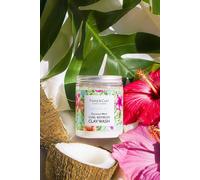 Flora & Curl Refresh Clay Wash Coconut Mint for Kinky & Curly Natural Hair 9 oz