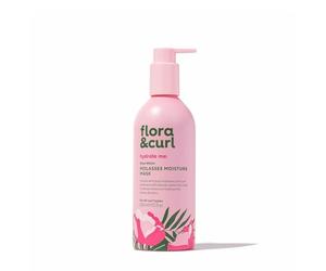 Flora & Curl Rose Water Molasses Moisture Mask | Intensive Moisture Treatment with Organic Rose Water, Raw Molasses, Honey, Marshmallow Root, Avocado Oil & Oat Silk | 300ml