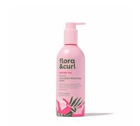 Flora & Curl Rose Water Molasses Moisture Mask | Intensive Moisture Treatment with Rose Water, Raw Molasses, Honey, Marshmallow Root, Avocado Oil & Oat Silk | 300ml
