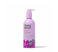 Flora & Curl Sweet Hibiscus Twist & Braid Cream | Defining & Moisturising Styling Cream with Cocoa Butter, Mango Butter, Castor Oil, Aloe Vera & Hibiscus Extract | for Type 3 & 4 Curls | 300ml