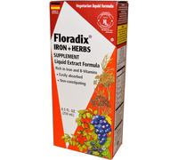 Flora, Floradix, Iron + Herbs Supplement, Liquid Extract Formula, 8.5 fl oz (250 ml)