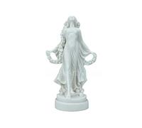 Flora Goddess Golden Maiden of Blossoms Flowers Cast Marble Statue Sculpture