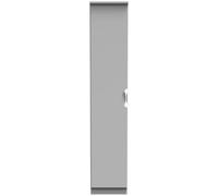 Flora Grey Ash 1 Door Single Wardrobe