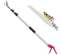 FLORA GUARD 1.4-3m Extendable Long Reach Pruner - Long Reach Pole Saw, Telescopic Fruit Picker, Long Reach Telescopic Tree Pruner - Lightweight Tree Trimmers