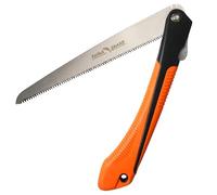 FLORA GUARD 8.2 Inch Folding Pruning Saw, Hand Saw with TPR Soft Grip and Safey Lock, Sturdy and Lightweight, for Garden or Tree Pruning, Camping