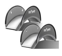 FLORA GUARD BG003-G-2 Pack Garden Hose Wall Bracket, Heavy Duty Metal Holds up to 120 Feet Garden Hose, Outdoor Garden Hose, Rustproof, Non-Slip, Ideal for Hoses, Extension Cords, 2 Pack