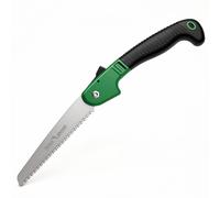 FLORA GUARD ZDJ-2 Folding Hand Saw, Camping/Pruning Saw with Rugged 7" Professional Folding Saw (Green)
