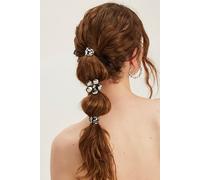 Flora Pony at Free People in Silver Daisy - female