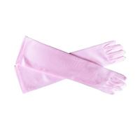 Flora Satin Flower Girl Bridesmaid/Children Long Fingered Wedding/Communion/Cinderella Prom Costume Glove,Elbow Length