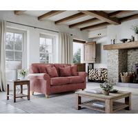 Flora Small Sofa Glory Deep Terra The Great Sofa Company Red One Size
