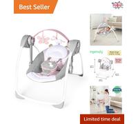 Ingenuity Comfort 2 Go Portable Swing - Flora The Unicorn