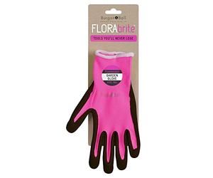 FloraBrite Pink Medium / Large Gardening Gloves By Burgon & Ball (M/L)
