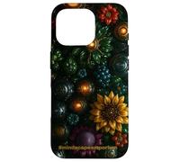 FloraCircuit Bloom - Mindscape Emporium Cosmic Art Case for iPhone 16 Pro