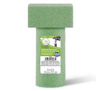 FloraCraft 3.3" x 6" Floral Foam Vase Insert for Silk Flowers, Plastic Styrofoam, Green, 6"X3"X2"