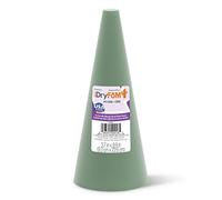 FloraCraft Floral Dry Foam Cone 3.8 Inch x 8.8 Inch Green