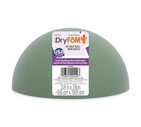 FloraCraft Floral Dry Foam Half Ball, Green, 8 x 4