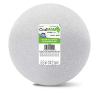 FloraCraft Packaged Styrofoam Balls, 2 1/2-Inch-Snowballs, White, 6 Per Package