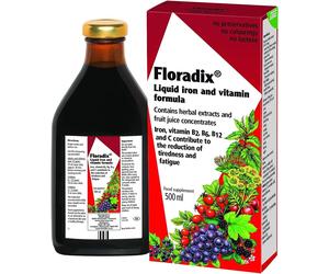FLORADIX Floravital Iron + Herbs Liquid Formula, 500 ml