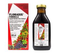 Floradix Liquid Iron & Vitamin Formula 500ml - Pack of 4