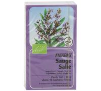 Floradix Organic Sage Herbal 15 Teabags (Pack of 6, Total 90 Teabags)