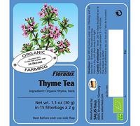 Floradix Thyme Herbal Tea 15 filterbags-8 Pack