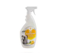 FlorAir Bin Freshener Spray 750ml, Lemon Scented Bin Deodoriser, Odour Neutralising Spray for Indoor Kitchen Bins, Outdoor Wheelie Bins and Refuse Containers
