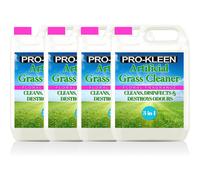 4 x 5 Litres Pro-Kleen Artificial Grass Floral Fragrance Cleaner Disinfectant + Deodoriser