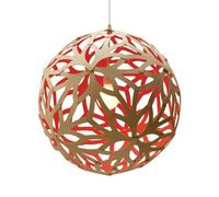 Floral Ø80 Red Pendant