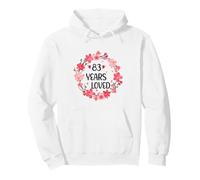 Floral 83 Years Loved Women 83 Years Old cool 83th Birthday Pullover Hoodie