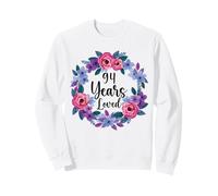 Floral 94 Year Old 94th Birthday Women Funny 94 Years Loved Sweatshirt