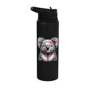 Floral Aesthetic Koala Lover Stuff Australian Koala Bear Stainless Steel Insulated Water Bottle