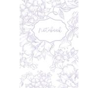 Floral Aesthetic Premium Quality Hardcover Journal for Women: Lined Notebook for Writing, Note Taking, Journaling & Work | 150 Pages | 6 x 9 Inches | Soft Purple