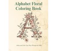 Floral Alphabet Colouring Book