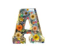 Floral Alphabet Resin With Lights Gift Y9o9 Decor