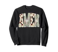 Floral Amen Christian Jesus Easter Day Faith Amen Easter Sweatshirt