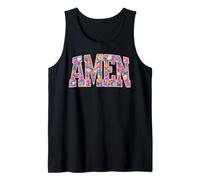 Floral Amen Christian Jesus Easter Day Faith Amen Easter Tank Top