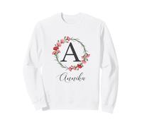 Floral Annika Name Flower Personalized Name Annika Sweatshirt