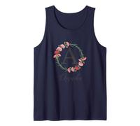 Floral Annika Name Flower Personalized Name Annika Tank Top